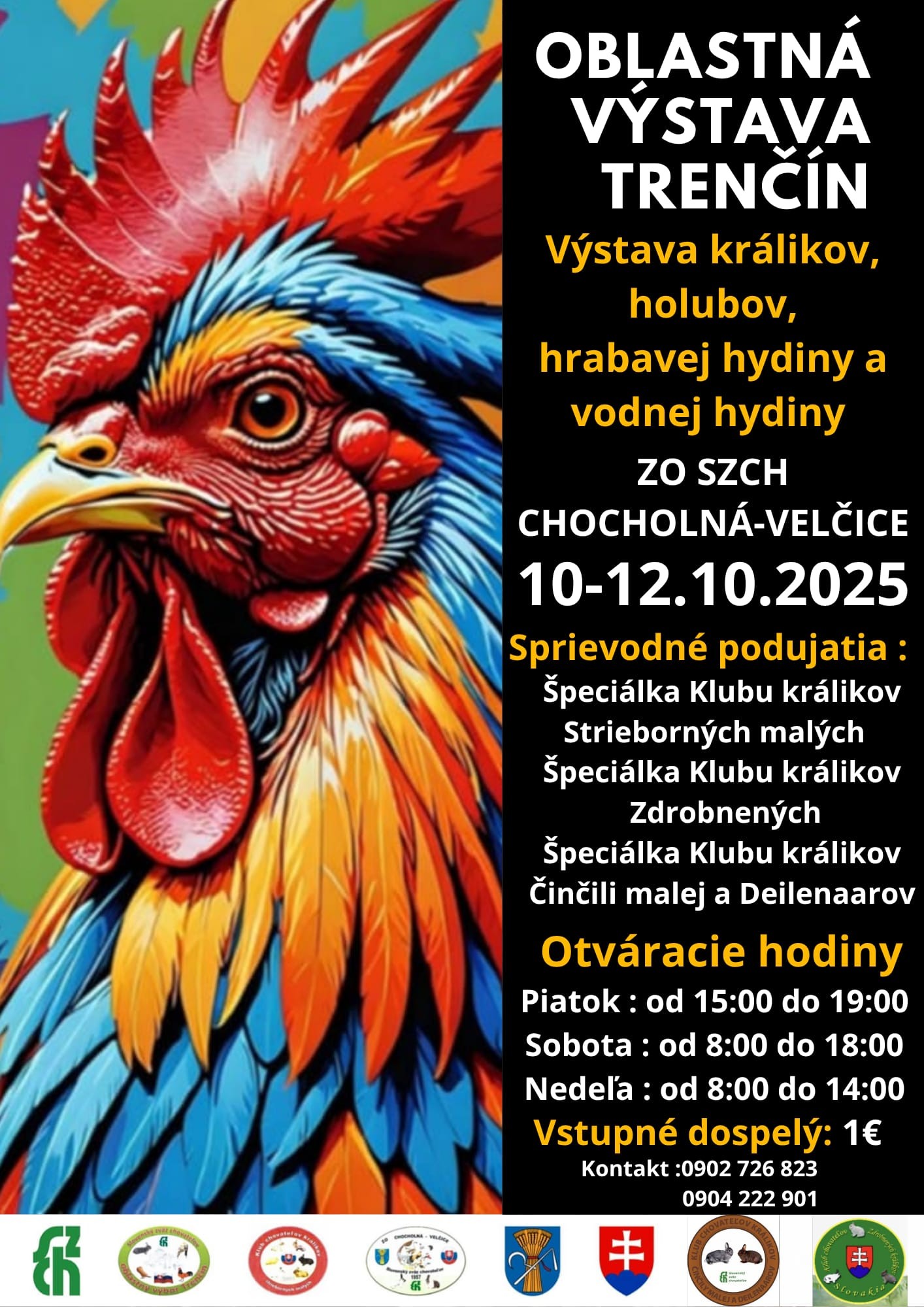 Oblastná výstava Trenčín –  10.-12.10.2025