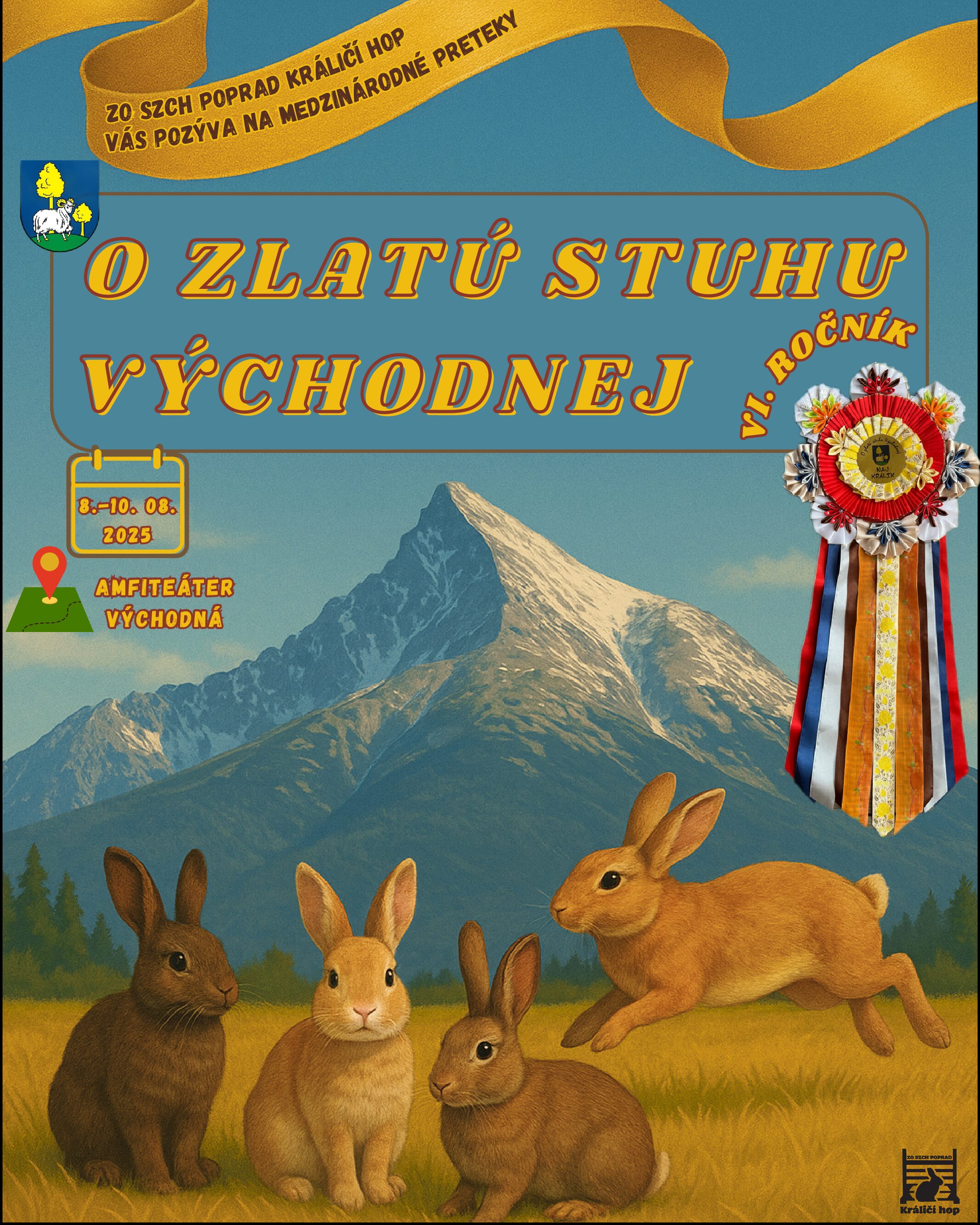 O Zlatú stuhu Východnej – 8.-10.8.2025