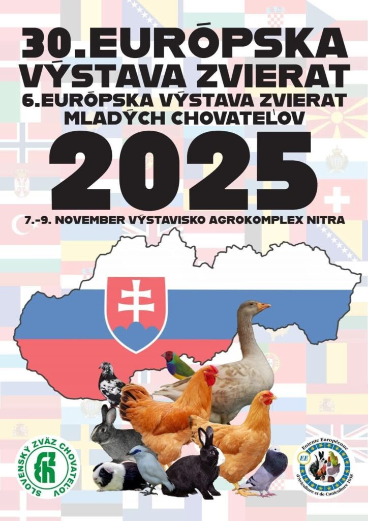 30. Európska výstava SZCH – 4. až 9. novembra 2025