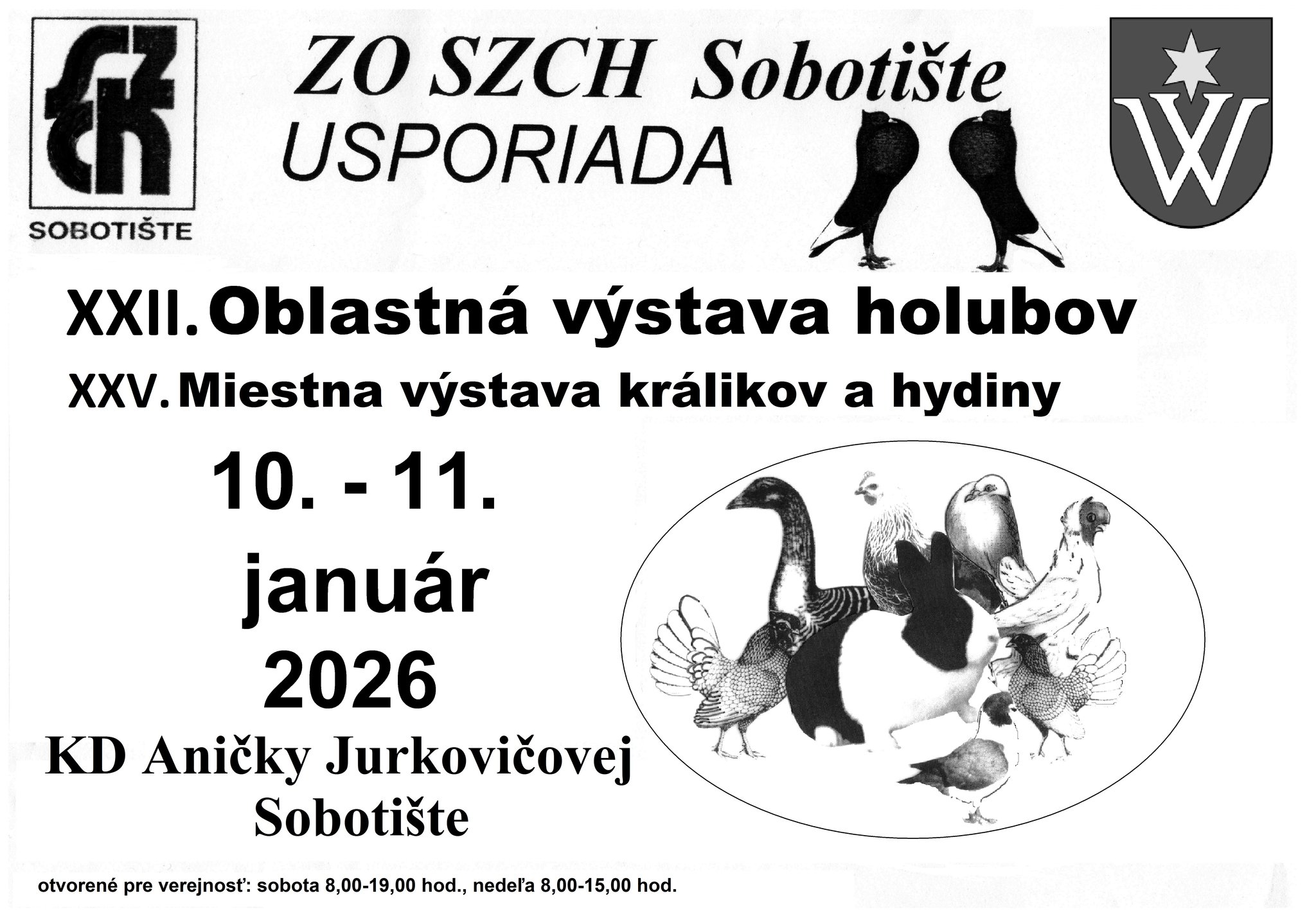 Oblastná výstava Sobotište – 10. – 11. 1.2026