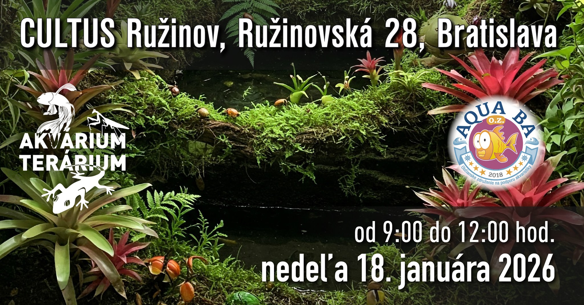 Akvárium Terárium – 18.1.2026